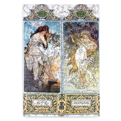 巨匠の破片 Mucha パズルとフレームセット