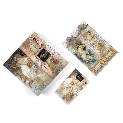 巨匠の破片 Mucha パズルとフレームセット