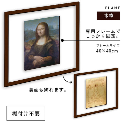 巨匠の破片 ダ・ヴィンチ アートパズルとフレームセット 3