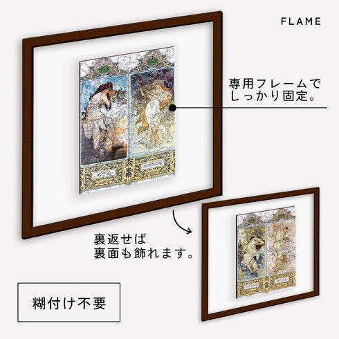 巨匠の破片 Mucha パズルとフレームセット