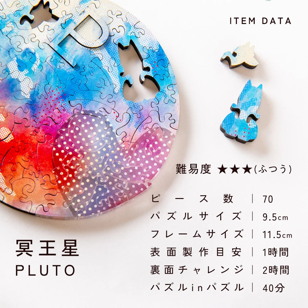 宇宙の破片 ジグソーパズル 冥王星 専用フレームセット ソラノカケラ 宇宙の破片 PLUTO 冥王星と専用フレームセット – Relajante-公式