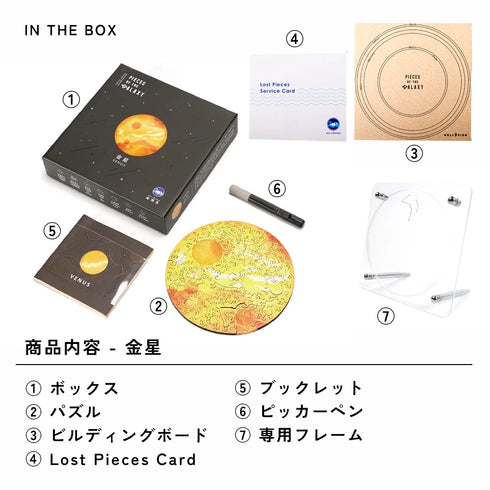 【予約販売】宇宙の破片 VENUS 金星と専用フレームセット