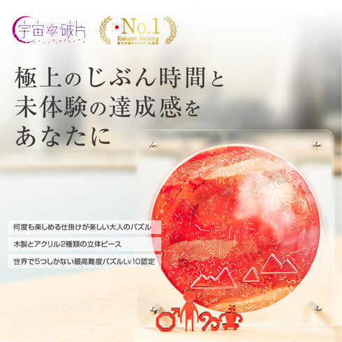 【予約販売】宇宙の破片 MARS 火星と専用フレームセット