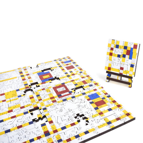 巨匠の破片 モンドリアン パズルとフレームのセット