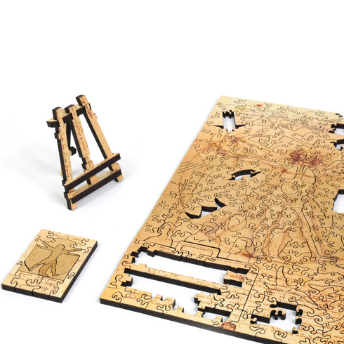 巨匠の破片 ダ・ヴィンチ アートパズルとフレームセット 12