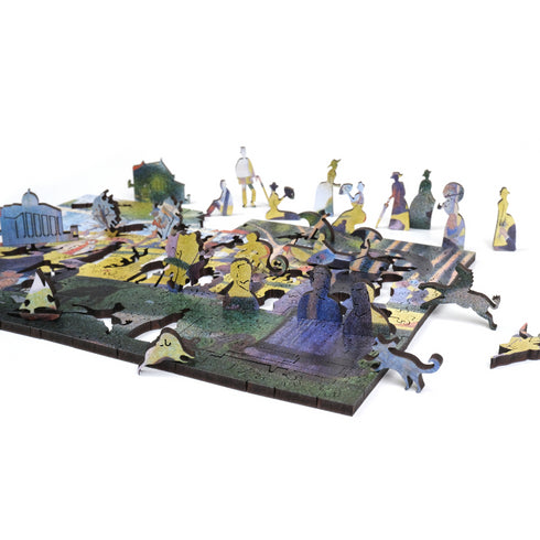 巨匠の破片 スーラ パズルとフレームのセット