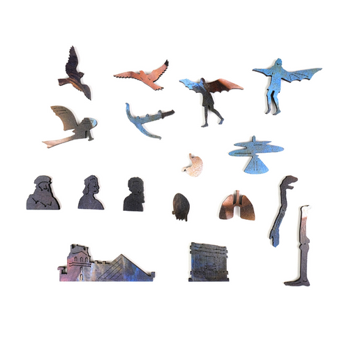 巨匠の破片 ダ・ヴィンチ アートパズルとフレームセット 13