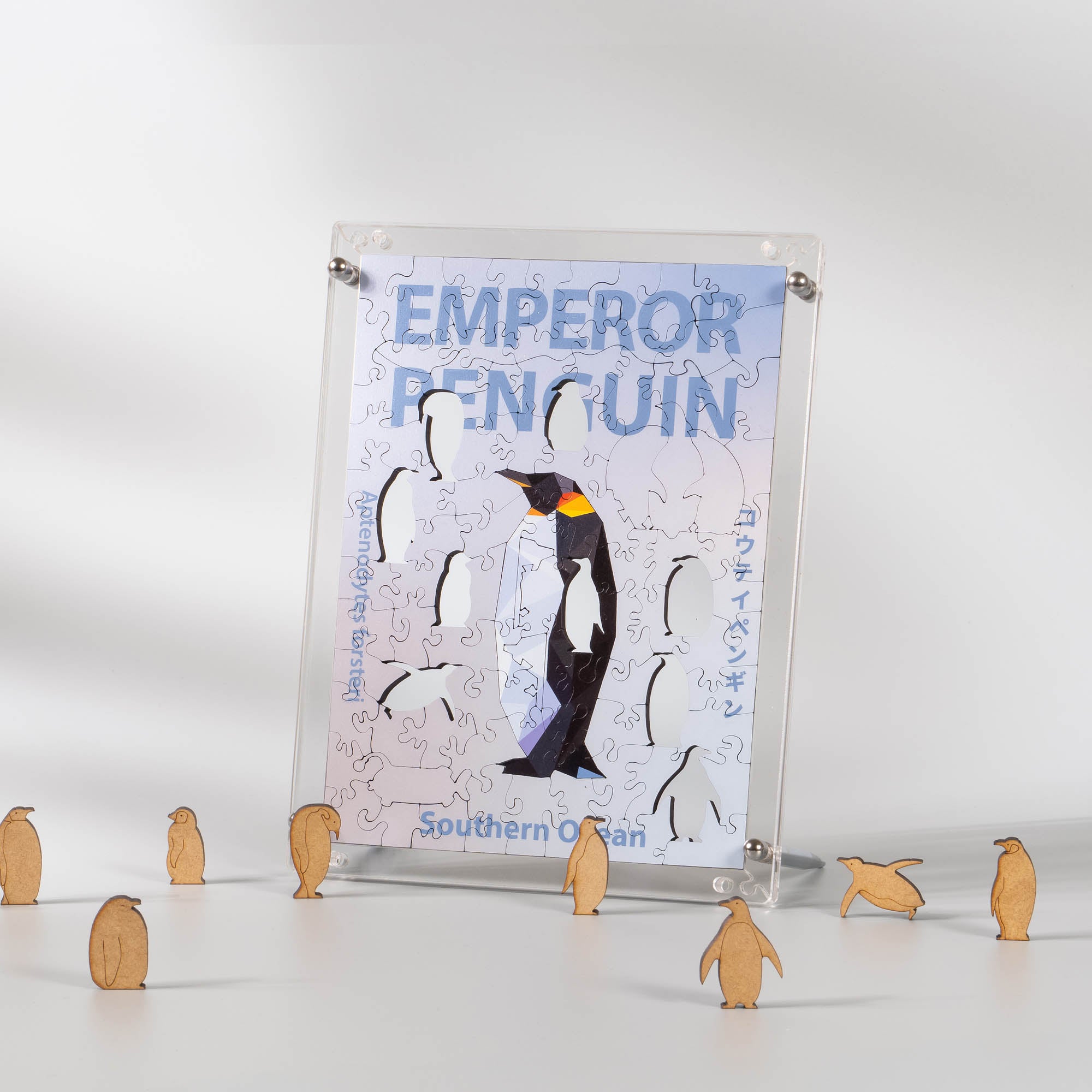 うみのかけら コウテイペンギン フレームセット – ご褒美パズル