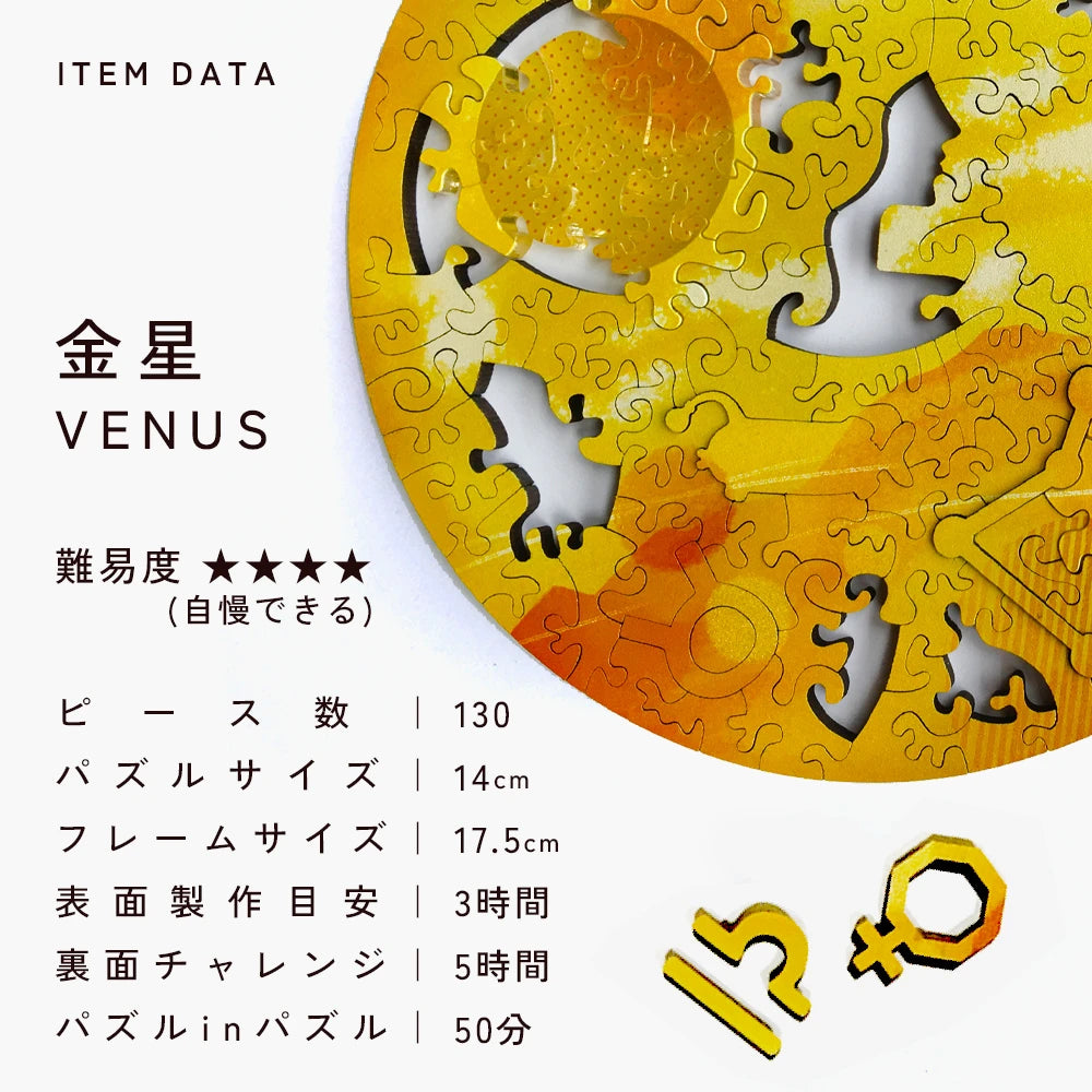 9月入荷分予約】宇宙の破片 VENUS 金星と専用フレームセット – ご褒美