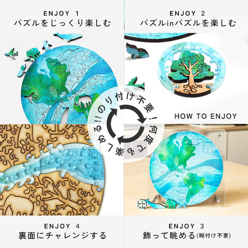 EARTH  地球と専用フレームセット