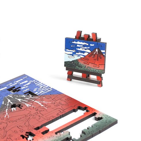 巨匠の破片 葛飾北斎 浮世絵パズルとフレームセット 7