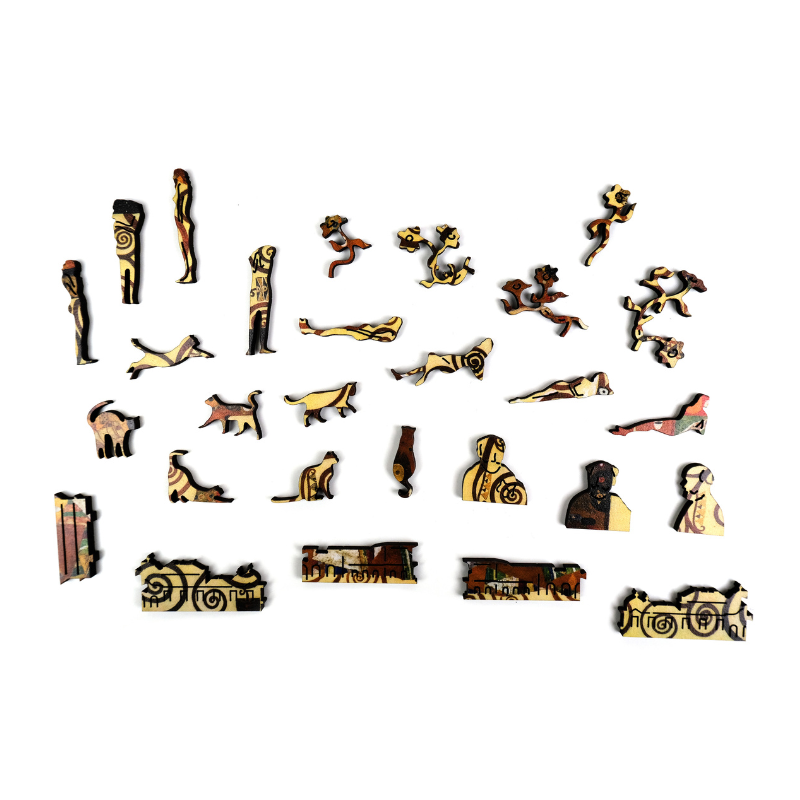 巨匠の破片 クリムト　パズルとフレームのセット
